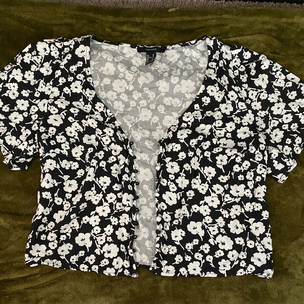 floral button up